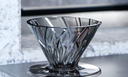 HARIO 阿爾法 錐形凹肋 樹脂濾杯-01 黑